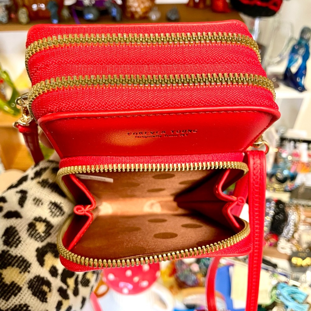 Hand Drawn Crossbody Bag Forever Over the Moon For You - Picture 3 of 6